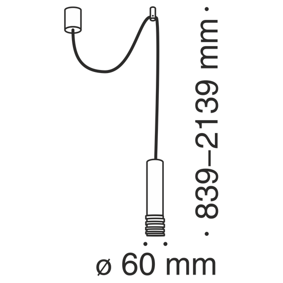 Maytoni Technical P025PL-01W Подвесной светильник Kinzo, изображение 3