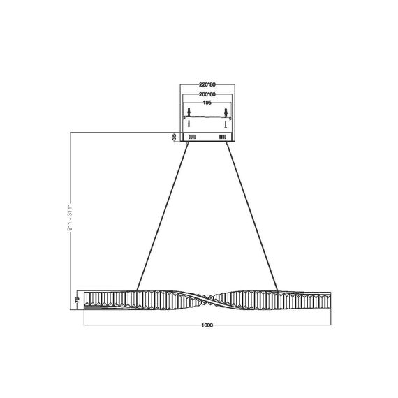 Maytoni Decorative P097PL-L28BS3K Светильник Krone, изображение 7