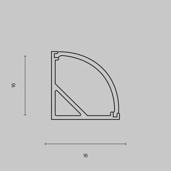 Maytoni Led Strip ALM008S-2M Профиль для ленты, изображение 7