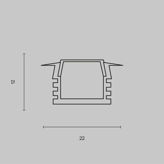 Maytoni Led Strip ALM006S-2M Профиль для ленты, изображение 5