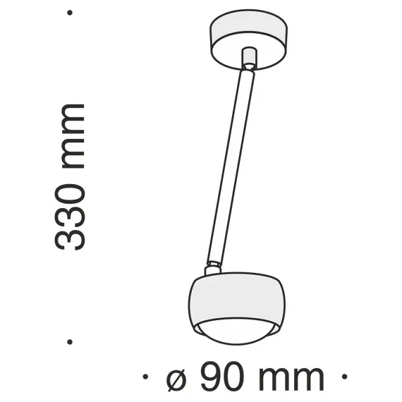 Maytoni Technical MOD072CL-L8W3K Потолочный светильник Lens, изображение 2