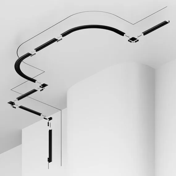 Maytoni Technical TRX184-122B Шинопровод магнитный встраиваемый Levity, изображение 5