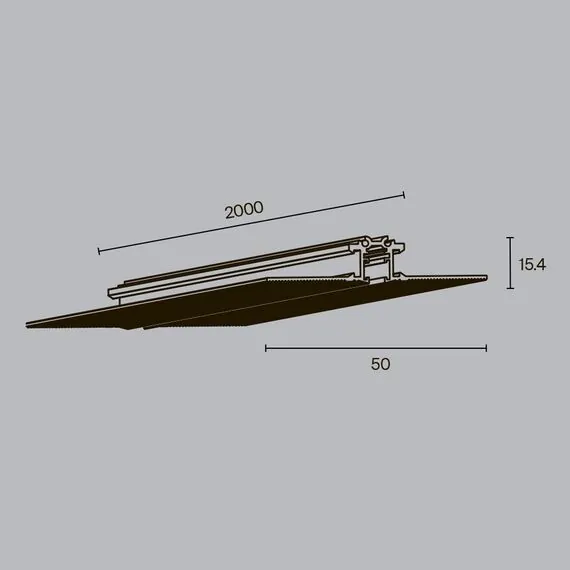 Maytoni Technical TRX184-132B Шинопровод магнитный встраиваемый Levity, изображение 7