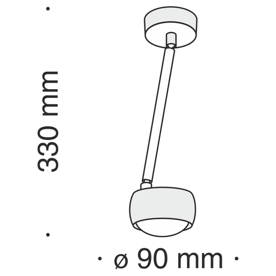 Maytoni Technical MOD072CL-L8B3K Потолочный светильник Lens, изображение 5