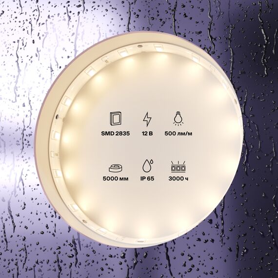 Maytoni Led Strip 10105 Светодиодная лента 4,8Вт/м 12V IP65 3000K 10105, изображение 4