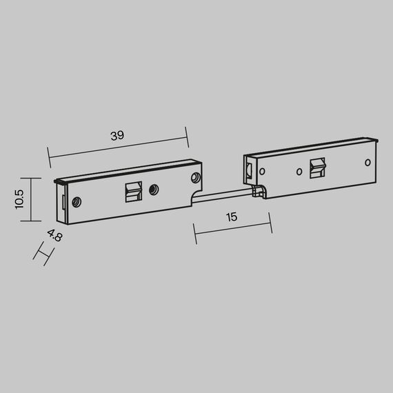 Maytoni Technical TRA184CPC-1B-3 Коннектор питания угловой 3см Levity, изображение 6