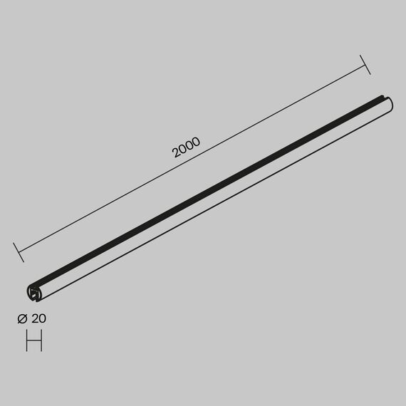 Maytoni Technical TRX184-R-112B Шинопровод магнитный Levity, изображение 7