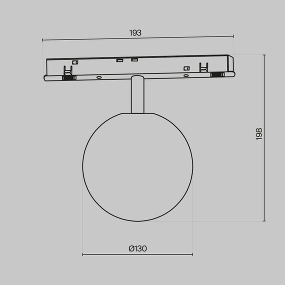Maytoni Technical TR038-2-5W3K Трековый светодиодный светильник Exility Luna, изображение 6