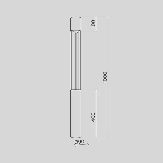 Maytoni Outdoor O427FL-L12GF3K Уличный ландшафтный светодиодный светильник Mill, изображение 7