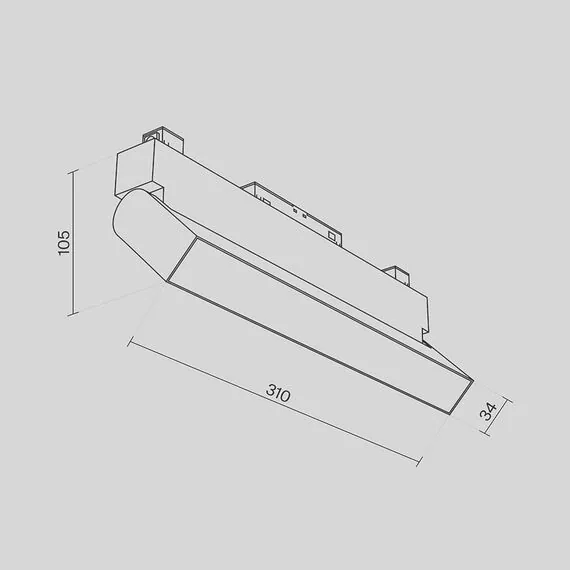 Maytoni Technical TR075-2-20W4K-W Трековый магнитный светодиодный светильник Basis Rot Gravity, изображение 8