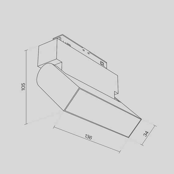 Maytoni Technical TR075-2-10W4K-B Трековый магнитный светодиодный светильник Basis Rot Gravity, изображение 7