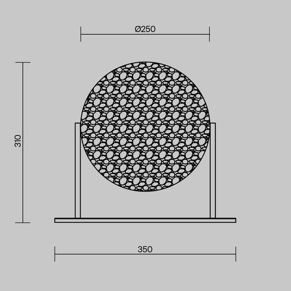 Maytoni MOD387TL-L8CH3K Настольная лампа светодиодная Mangata, изображение 9