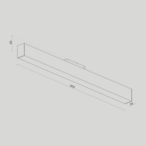 Maytoni Technical TR012-2-20W3K-B Трековый светильник для магнитного шинопровода S35 Basis, изображение 5