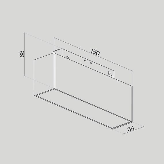 Maytoni Technical TR012-2-7W4K-W Трековый светильник для магнитного шинопровода S35 Basis, изображение 6