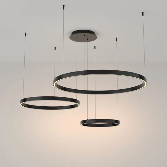 Maytoni Decorative MOD058PL-L100B3K Люстра светодиодная подвесная Rim, изображение 4