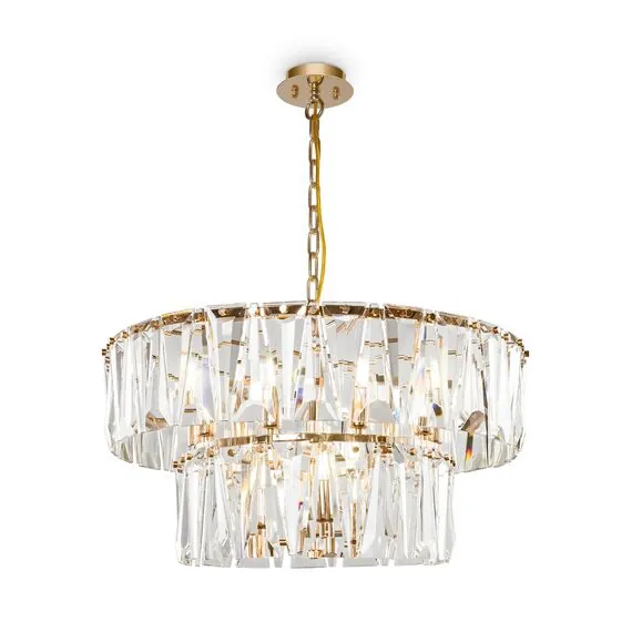 Maytoni Decorative MOD043PL-12G Хрустальная люстра Puntes, изображение 2
