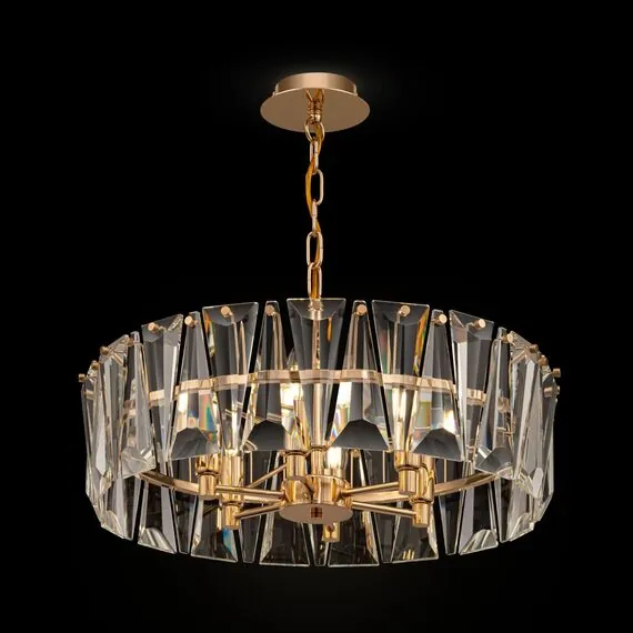 Maytoni Decorative MOD043PL-06G Хрустальная люстра Puntes, изображение 4