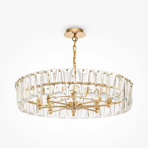Maytoni Decorative MOD043PL-08G Хрустальная люстра Puntes, изображение 2