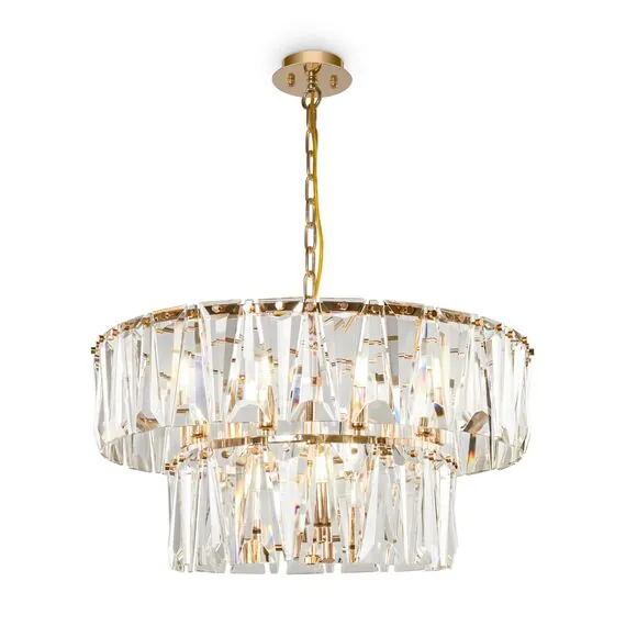 Maytoni Decorative MOD043PL-12G Хрустальная люстра Puntes