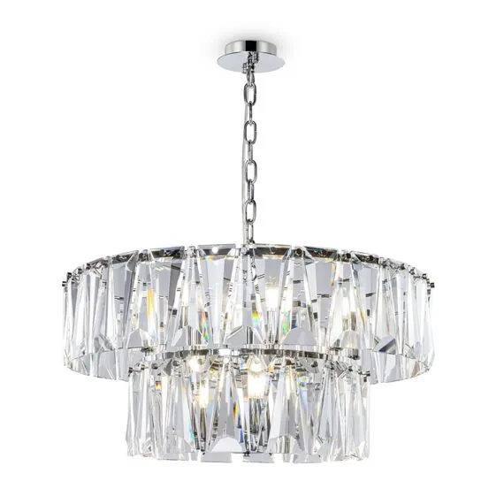 Maytoni Decorative MOD043PL-12CH Хрустальная люстра Puntes