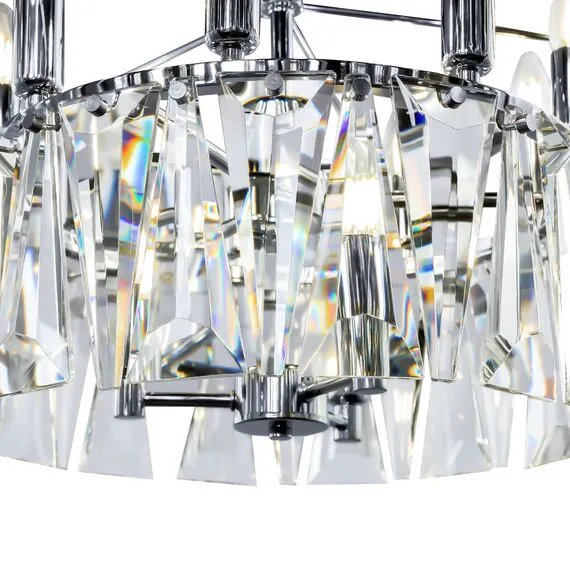 Maytoni Decorative MOD043PL-12CH Хрустальная люстра Puntes, изображение 3