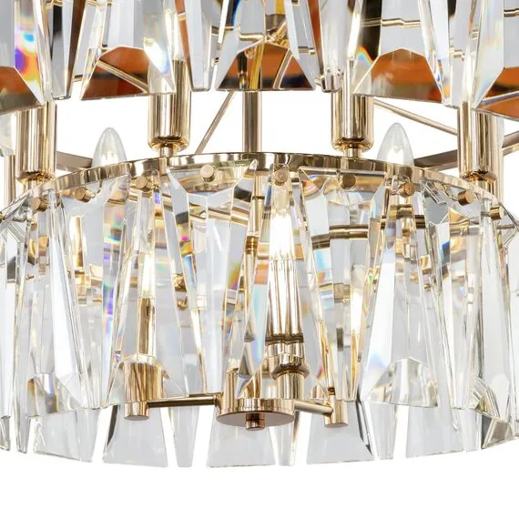 Maytoni Decorative MOD043PL-12G Хрустальная люстра Puntes, изображение 6