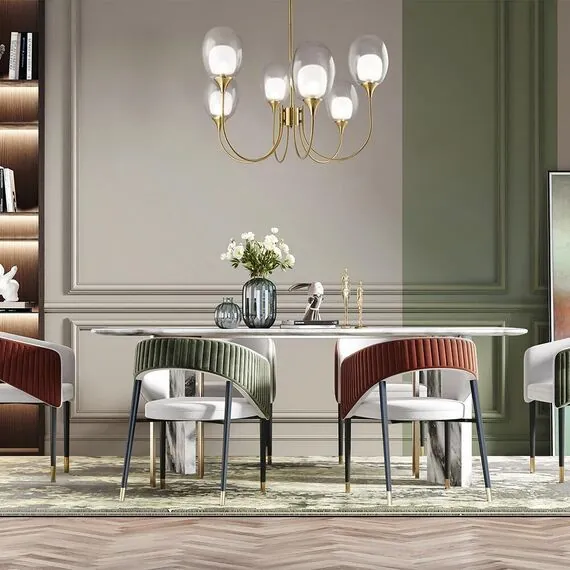 Maytoni Decorative MOD016PL-06BS Люстра на штанге Aura, изображение 3