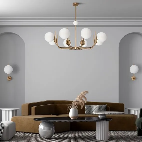 Maytoni Decorative MOD109PL-08BS Люстра на штанге Rendez-vous, изображение 4