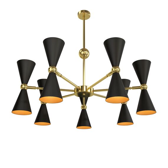 Maytoni Decorative MOD108PL-14GB Люстра на штанге Vesper, изображение 5