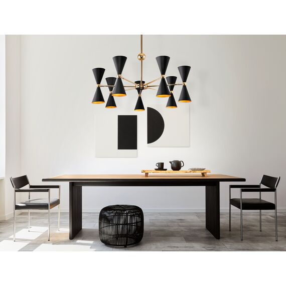 Maytoni Decorative MOD108PL-14GB Люстра на штанге Vesper, изображение 7