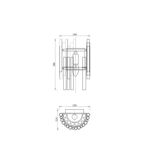 Maytoni MOD135WL-01BS Настенный светильник (бра), изображение 4
