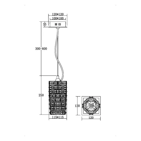 Maytoni MOD124PL-L3CH3K Подвесной светильник, изображение 4