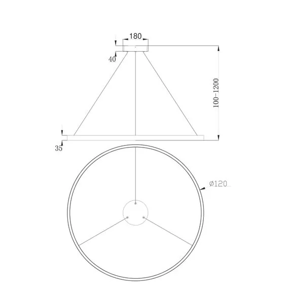 Maytoni MOD058PL-L65BS4K Подвесной светильник, изображение 6