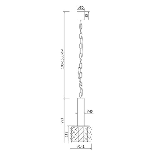 Maytoni Decorative MOD027PL-01BS Подвесной светильник Rock Me, изображение 5