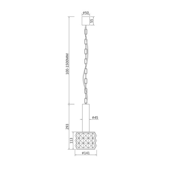 Maytoni Decorative MOD027PL-01N Подвесной светильник Rock Me, изображение 2