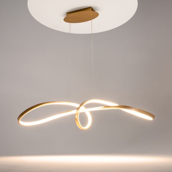 Maytoni Decorative MOD156PL-L52G4K Светильник светодиодный подвесной Curve, изображение 6