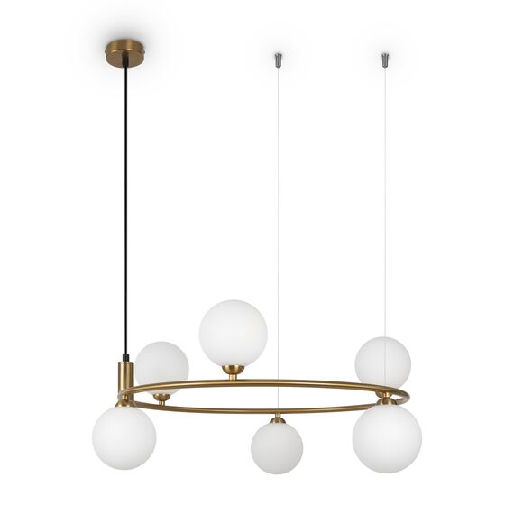 Maytoni Decorative MOD013PL-06BS1 Светильник подвесной Ring, изображение 2