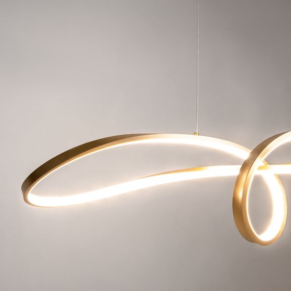 Maytoni Decorative MOD156PL-L52G4K Светильник светодиодный подвесной Curve, изображение 5