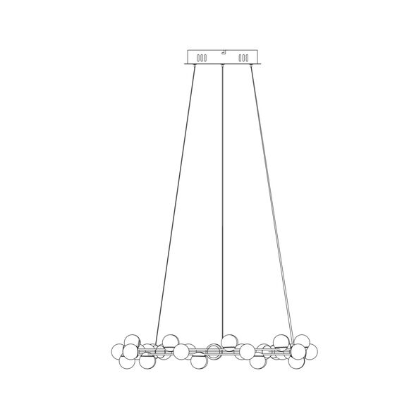 Maytoni Decorative MOD081PL-L50G3K Подвесной светодиодный светильник Tessara, изображение 5