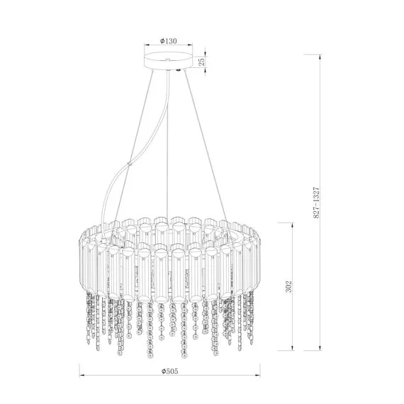 Maytoni MOD097PL-06CH Подвесной светильник, изображение 5