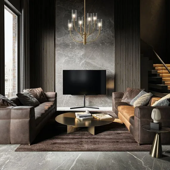 Maytoni Decorative MOD223PL-06BS Люстра на штанге Arco, изображение 3