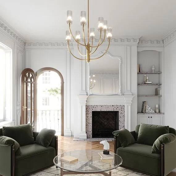 Maytoni Decorative MOD223PL-08BS Люстра на штанге Arco, изображение 4