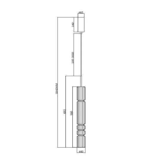 Maytoni Decorative MOD272PL-L12BS3K Светильник Ordo, изображение 4