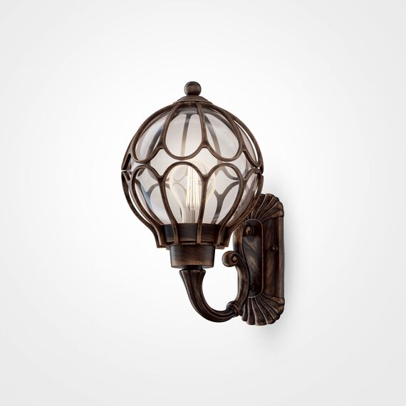 Maytoni Outdoor O024WL-01G Уличный настенный светильник Via, изображение 3