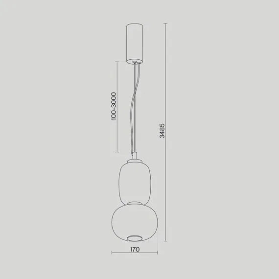 Maytoni Decorative MOD267PL-L18G3K Светильник подвесной Pattern, изображение 7