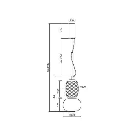 Maytoni Decorative MOD267PL-L18G3K Светильник подвесной Pattern, изображение 2