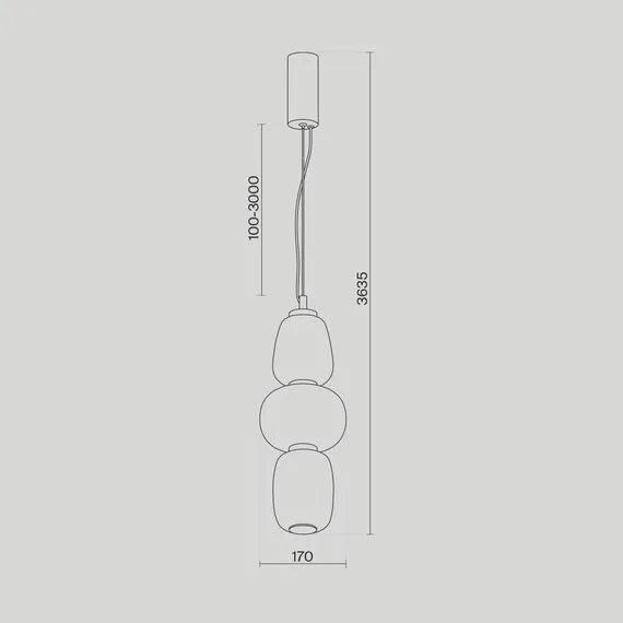Maytoni Decorative MOD267PL-L28CH3K Светильник подвесной Pattern, изображение 7