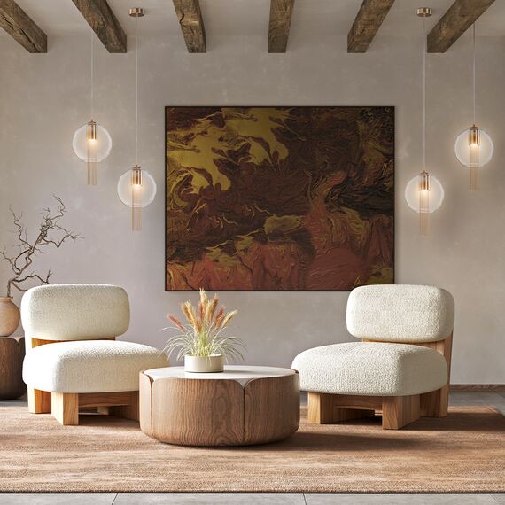 Maytoni Decorative P095PL-01BZ Подвесной светильник Flusso, изображение 2