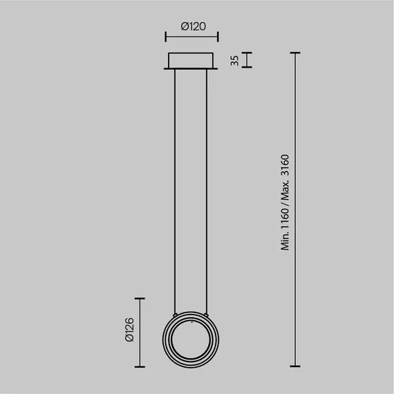 Maytoni Decorative MOD361PL-L7BS3K Светильник подвесной светодиодный Pharao, изображение 6