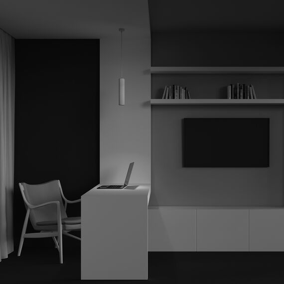 Maytoni Technical P038PL-01W Подвесной светильник Focus Design, изображение 4